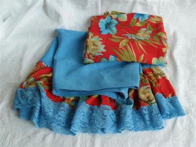 Лот: 2774694. Фото: 1. Яркая ткань+юбка. Ткани, нитки, пряжа