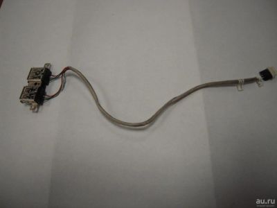 Лот: 9435780. Фото: 1. USB разъем на шлейфе для ноутбука... Платы расширения, контроллеры, доп. порты