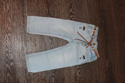 Лот: 4969896. Фото: 1. Джинсы Zara 12-18 мес. 82 см. Брюки, шорты, джинсы