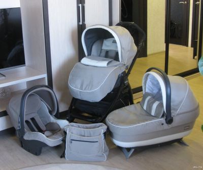 Лот: 13493443. Фото: 1. Коляска 3 в 1 Peg-Perego Book... Коляски