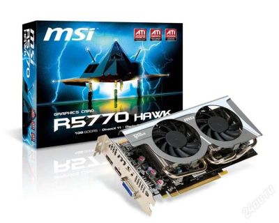 Лот: 1920331. Фото: 1. MSI 5770 HAWK. Видеокарты