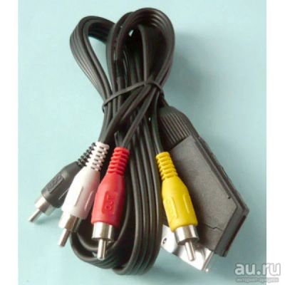 Лот: 13575604. Фото: 1. Аудио видео кабель SCART - 4 RCA... Другое (хозтовары)