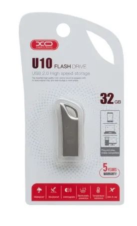 Лот: 24997236. Фото: 1. Флешка USB 2.0 32Gb XO U10 silver... USB-флеш карты