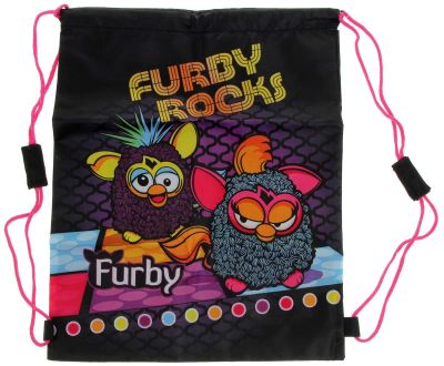 Лот: 6032330. Фото: 1. Мешок для обуви Furby. Отличное... Рюкзаки, портфели