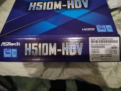 Лот: 18815387. Фото: 1. Материнская плата ASRock H510M-HDV... Материнские платы