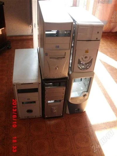 Лот: 2885913. Фото: 1. Продам 5 корпусов (От системных... Корпуса, блоки питания