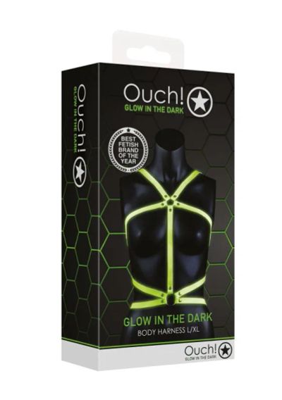 Лот: 22055907. Фото: 1. Портупея Body Harness - Glow in... Игрушки