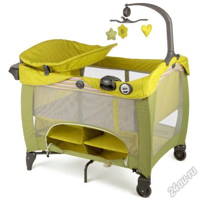 Лот: 5796307. Фото: 1. Манеж-кровать Graco Contour Electra... Другое (дети растут)
