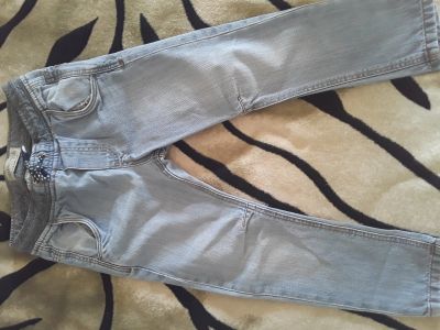 Лот: 15767799. Фото: 1. Джинсы для мальчика Zara, Benetton... Брюки, шорты, джинсы