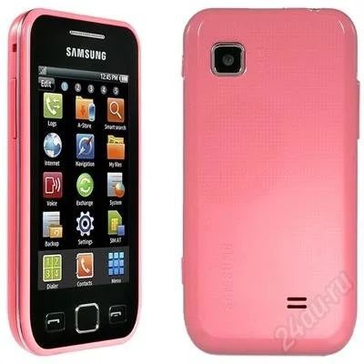 Лот: 1565374. Фото: 1. Samsung GT-S5250 Wave 525 pink. Смартфоны