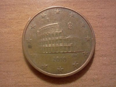 Лот: 6308730. Фото: 1. 5 евроцентов италия. Европа