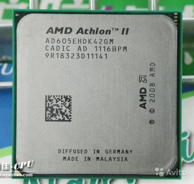 Лот: 10740051. Фото: 1. AMD Athlon II X4 605e. Процессоры