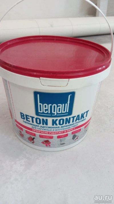 Лот: 15986858. Фото: 1. бетоноконтакт bergauf 7кг. Смеси, шпатлевки, цемент