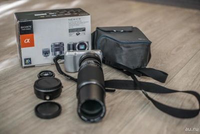 Лот: 8026475. Фото: 1. Sony NEX C3 body+ вкусный комплект... Цифровые беззеркальные со сменной оптикой