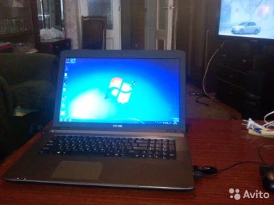 Лот: 6881590. Фото: 1. DNS C17A 17 экран I3-3120m 2.5Hk... Ноутбуки