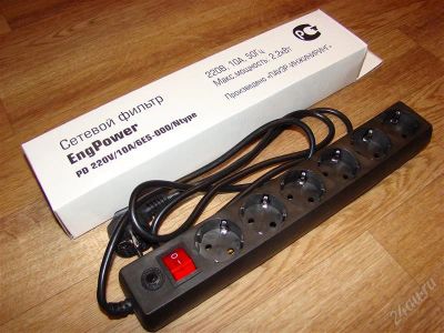 Лот: 1633714. Фото: 1. Новый сетевой фильтр, Power Engineering... ИБП, аккумуляторы для ИБП