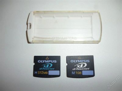 Лот: 2106783. Фото: 1. Карты памяти XD OLYMPUS 1Гб и... Карты памяти