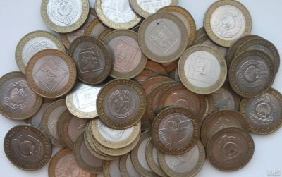 Лот: 18055960. Фото: 1. 107 Десяток Биметалл одним лотом. Россия после 1991 года