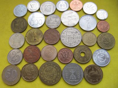 Лот: 10640066. Фото: 1. Набор экзотических монет мира. Остальные страны