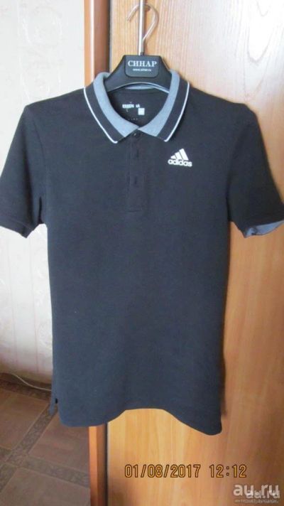Лот: 10262593. Фото: 1. Футболка-поло Adidas p.44. Футболки, поло