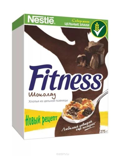 Лот: 11593722. Фото: 1. Nestle Fitness. Шоколад. Хлопья... Готовые блюда