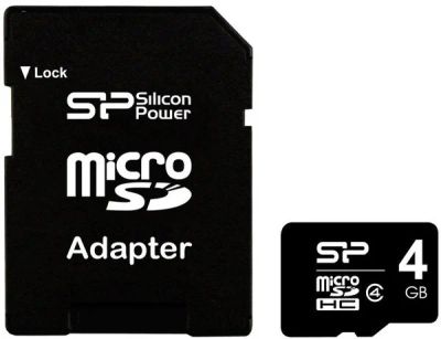 Лот: 4936363. Фото: 1. Карты памяти SP MicroSDHC 4GB... Подарки на 23 февраля