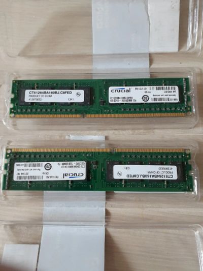 Лот: 17612850. Фото: 1. Оперативная память 4gb DDR3 Crucial... Оперативная память