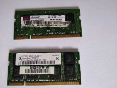 Лот: 9110991. Фото: 1. 1 Gb DDR 2 для ноутбука. Оперативная память