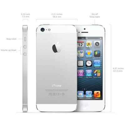 Лот: 4297090. Фото: 1. Iphone 5 white 16 gb. Смартфоны