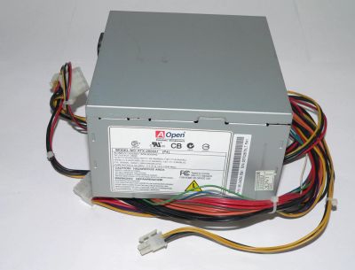 Лот: 4330440. Фото: 1. БП 250W Aopen ATX-250GU (20+4... Корпуса, блоки питания