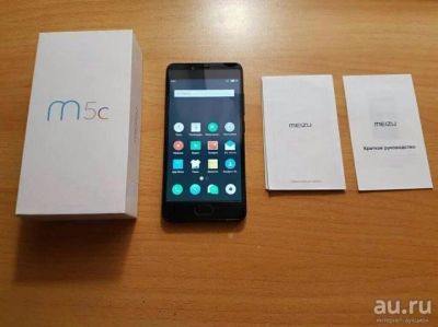 Лот: 13443300. Фото: 1. Meizu m5c полный комплект. Смартфоны