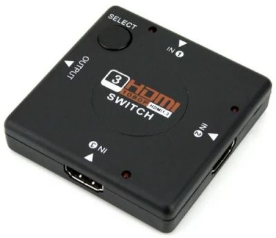 Лот: 3496995. Фото: 1. Автоматический 3-портовый HDMI-переключатель... Другое (тв и видео)