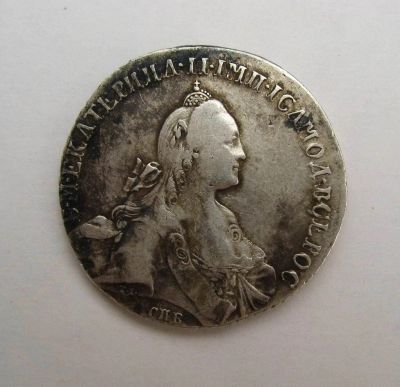 Лот: 6171656. Фото: 1. 1 рубль 1768 г спб аш стандартный... Россия до 1917 года