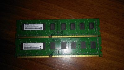 Лот: 10664230. Фото: 1. 4Gb (2 x 2Gb) DDR3-1333(2000... Оперативная память