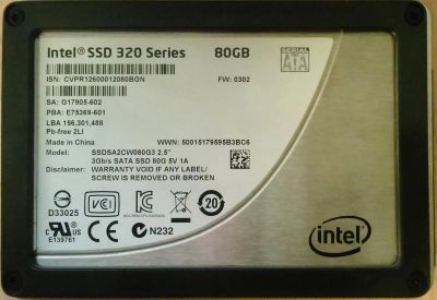 Лот: 7150952. Фото: 1. Жесткий диск 2.5" Intel SSD 320... SSD-накопители