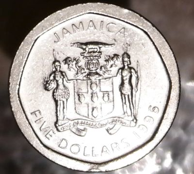 Лот: 8918755. Фото: 1. Экзотика с рубля (5446) Ямайка. Остальные страны
