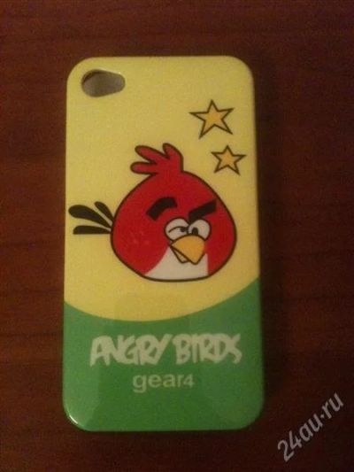 Лот: 1641792. Фото: 1. Чехол Angry Birds для Apple iPhone... Чехлы, бамперы