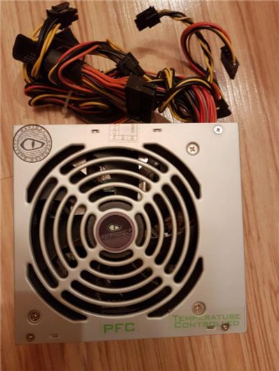 Лот: 10855747. Фото: 1. Блок питания RaptoxX RT-500C 500W. Корпуса, блоки питания