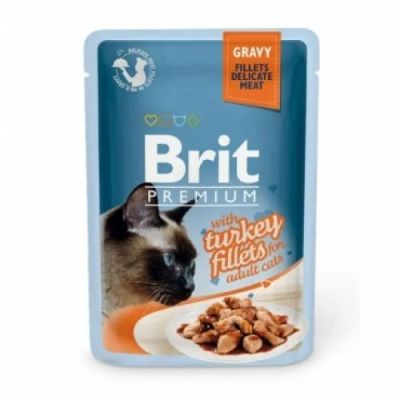 Лот: 11078188. Фото: 1. Консервы Brit Premium ПАУЧ для... Корма