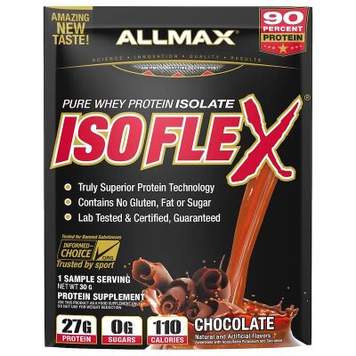 Лот: 11124603. Фото: 1. Isoflex 30гр Allmax nutrition... Спортивное питание, витамины