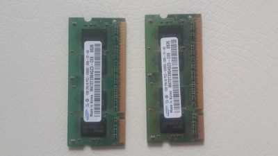 Лот: 4564336. Фото: 1. DDR2 2 штуки по 1g. Оперативная память