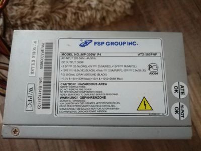 Лот: 11436417. Фото: 1. Блок питания FSP 300W. Корпуса, блоки питания