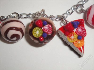 Лот: 666391. Фото: 1. Изделия из полимерной глины,браслет... Браслеты