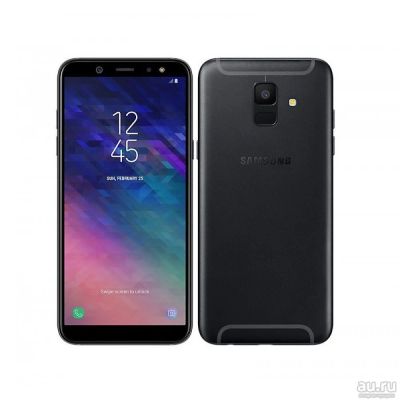 Лот: 13350831. Фото: 1. Samsung Galaxy A6 2018 черный... Смартфоны