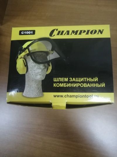 Лот: 19548253. Фото: 1. Шлем защитный champion c1001. Защитные очки, каски, перчатки