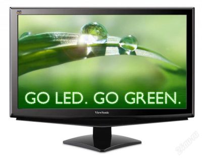 Лот: 3368600. Фото: 1. Продам LED монитор 22" lcd viewsonic... ЖК-мониторы