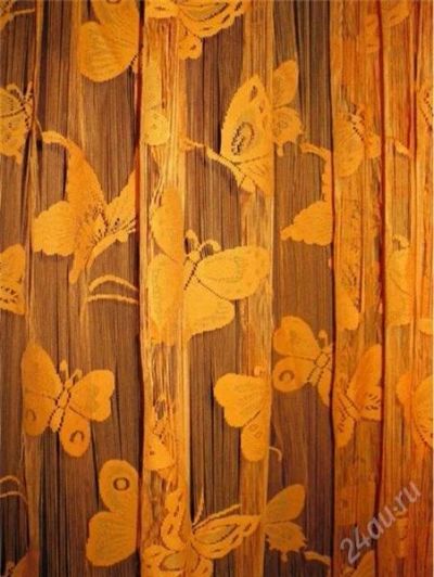 Лот: 307311. Фото: 1. Нитяные "бабочки" 3м.Готовые. Шторы, тюль