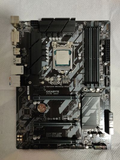 Лот: 15720887. Фото: 1. Продам материнскую плату Gigabyte... Материнские платы
