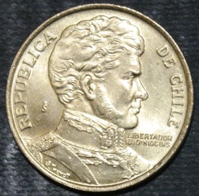 Лот: 14364589. Фото: 1. Экзотика с рубля (19343) Чили. Остальные страны