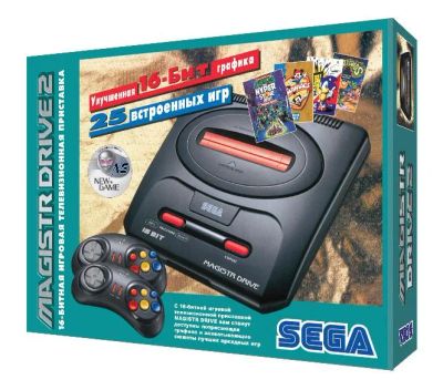 Лот: 5181656. Фото: 1. Игровая приставка MegaDrive 2... Игровые приставки, консоли